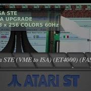 Atari Mega STE VME To ISA ET4000 FAST DEMO