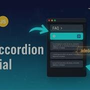 Build Interactive FAQ Accordion JavaScript HTML CSS Tutorial Guide