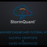 Tutorial 3 StormQuant Weather Dashboard Multiple Viewports Saved Workspaces