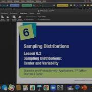 Prob Stat 6 2 Activity Sampling Distributions Center And Variability