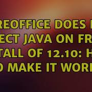 Ubuntu Libreoffice Does Not Detect Java On Fresh Install Of 12 10 How To Make It Work
