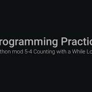 Python Practice Programming Module 5 4 Using A While Loop To Display Odd Numbers