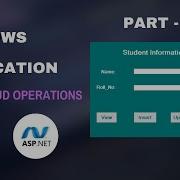 Running CRUD Application In Visual Studio Part 3