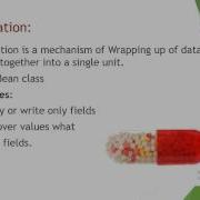 Core Java Basic Concepts OOPS CONCEPTS Encapsulation 5