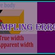 Sampling Errors