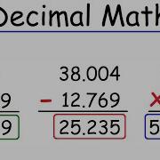 Math Decimal Arithmetic