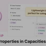 Label Properties In Capacities