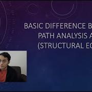 Basic Difference Between Path Analysis And SEM Structural Equation Model