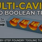 PTC Creo Tutorial How To Create Multi Cavity Molds Using Boolean Operations Ptccreo 3dmodeling