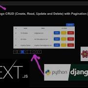 Nextjs 15 Python Django CRUD With Pagination Tanstack Query Tailwind CSS