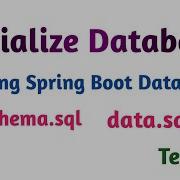 Initialize A Database Using Spring Boot Data JPA Schema Sql And Data Sql Thiru Academy