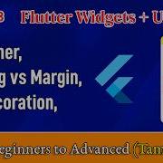 Flutter Container Padding Margin BoxDecoration Tutorial In Tamil Dilip Coder Dart UI