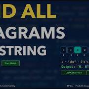 Find All Anagrams In A String Sliding Window EP 06 LeetCode 438