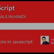 JavaScript Tutorials For Beginners In Hindi 13 Functions In JavaScript