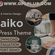 Maiko Architecture Interior Design WordPress Theme Download Installation Import Demo