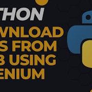 Using Selenium To Download PDFs