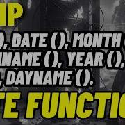 Date Functions NOW DATE MONTH MONTHNAME YEAR DAY DAYNAME Class 12 IP