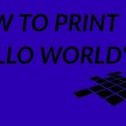 How To Print HELLO WORLD In Q BASIC
