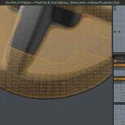 MeshFusion Parts Materials Output