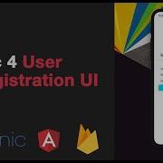 2 1 Ionic 4 Angular And Firebase Tutorials User Registration 2020