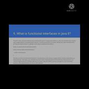 What Is Functional Interface In Java 8 Java Interview