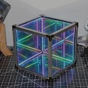 Make An EASY Infinity Mirror Cube NO 3D Printing And NO Programming