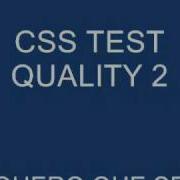 CSS QUALITY TEST 2