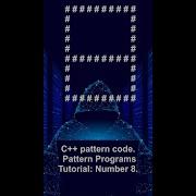 C Pattern Code Pattern Programs Tutorial Number 8