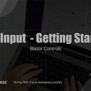 Blazor File Input Getting Started