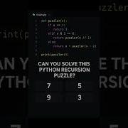 Only 1 Can Solve This Python Puzzle Shorts Coding Python Pythonshorts Codingchallenge