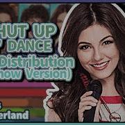 Victorious Shut Up N Dance TV Show Version Line Distribution