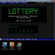 MICROSOFT QUICK BASIC QB EXE Vintage Lottery Program From 1997