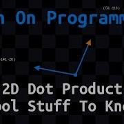 2D Dot Product Cool Things To Know