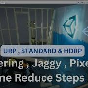 Как уменьшить мерцание неровности и пиксельные линии в UNITY URP Standard и HDRP VR