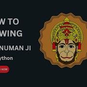 Drawing Hanuman Ji In Python Using Pydroid Python Turtle Python Programming Hanuman Graphics