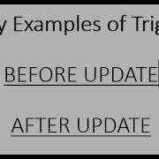 MySQL BEFORE UPDATE TRIGGER AFTER UPDATE TRIGGER