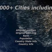 Unity3D Planet Earth 64K HD Cities Countries