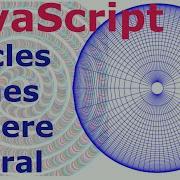 JavaScript Animation Source Code Draw Circles Lines Sphere Spiral Paint Frame Geometry Lesson 3
