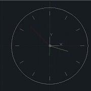 Clock Rotate Animation In AutoCAD Script Command Rotate Motion