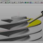 5 Axis Milling Direction Vectors Pictures By PC CAD CAM Software