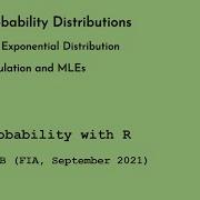Exponential Distribution Simulation And MLEs