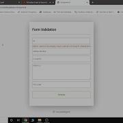 JavaScript Form Validation HTML CSS JavaScript JQuery