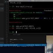 Joel Grus Advent Of Livecoding 2017 Day 22