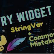 Python Tkinter StringVar In Entry Widget And Common Mistakes
