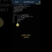 How To Create Graphic Using Python Turtle Python Pythonturtle Pythonprogramming