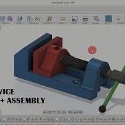 Bench Vice Design And Assembly Fusion 360 Tutorials