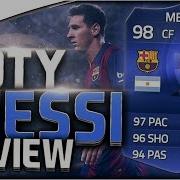 FIFA 15 UT TOTY MESSI FIFA 15 Ultimate Team 98 TOTY Player Review In Game Stats