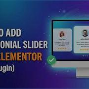 How To Add A Testimonial Slider In WordPress Using Elementor Free Plugin No Pro Needed