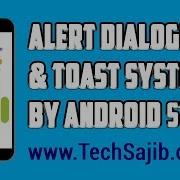 Alert Dialogue Toast System Connection In Android Studio MSRS Production