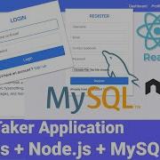Build A Modern Note Taking App With React Node Js MySQL In Tamil